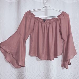 Off the shoulder crop top